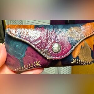 Patricia Nash leather eyeglass/sunglass case